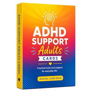 ADHD Support Adults Digital Card Deck