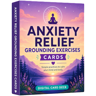 Anxiety Relief Grounding Exercises Digital Card Deck